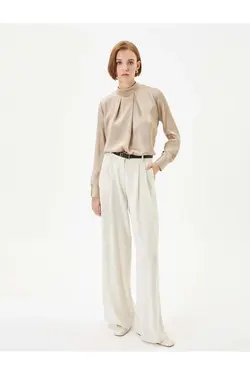 بلوز لباس زنانه بژ - یاری شاپ