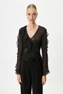 بلوز مشکی زنانه - یاری شاپ