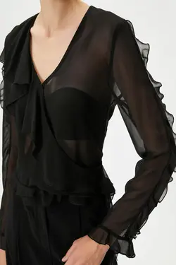 بلوز مشکی زنانه - یاری شاپ