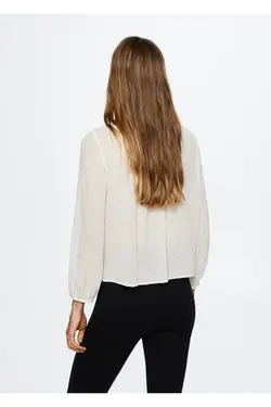 بلوز مهره ای با جزئیات - یاری شاپ