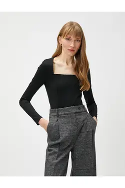 بلوز یقه ای با ظاهر ژاکت - یاری شاپ