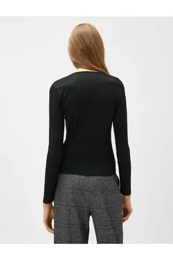 بلوز یقه ای با ظاهر ژاکت - یاری شاپ