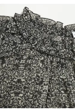 بلوز یقه مشکی زنانه - یاری شاپ