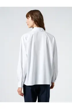 پایه پیراهن آستین بلند دکمه جیب پنبه - یاری شاپ