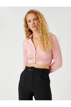 پرده پیراهن برش با جزئیات - یاری شاپ