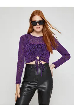 پنجره کوتاه تی شرت آستین بلند - یاری شاپ