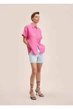 پیراهن 100% کتان - یاری شاپ