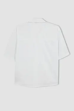 پیراهن Crop یقه آستین کوتاه 100% پنبه - یاری شاپ