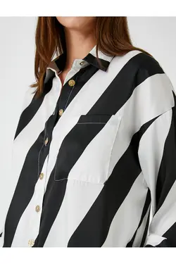 پیراهن Relax Fit با جزئیات جیب - یاری شاپ