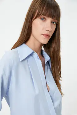 پیراهن آبی زنانه - یاری شاپ