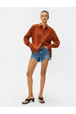 پیراهن آستین بلند با جزئیات - یاری شاپ