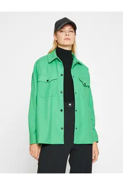 پیراهن آستین بلند با جیب و بند - یاری شاپ