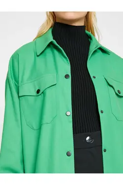 پیراهن آستین بلند با جیب و بند - یاری شاپ