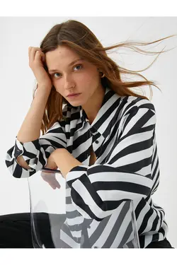 پیراهن آستین بلند برش راحت - یاری شاپ