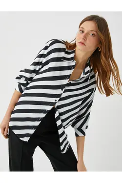 پیراهن آستین بلند برش راحت - یاری شاپ