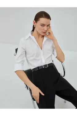 پیراهن آستین بلند پایه با جزئیات دوخت - یاری شاپ