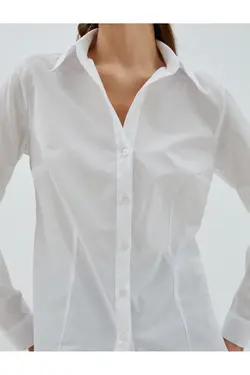 پیراهن آستین بلند پایه با جزئیات دوخت - یاری شاپ