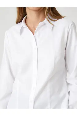 پیراهن آستین بلند پایه با جزئیات دوخت - یاری شاپ