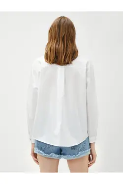 پیراهن آستین بلند پنبه ای پایه - یاری شاپ