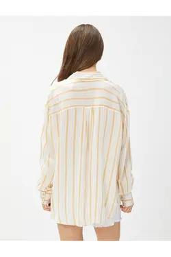 پیراهن آستین بلند پوپلین سایز بزرگ - یاری شاپ