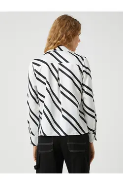 پیراهن آستین بلند دکمه دار - یاری شاپ