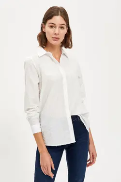 پیراهن آستین بلند زنانه Ecru R2532AZ20AU - یاری شاپ