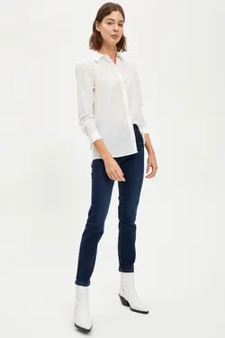 پیراهن آستین بلند زنانه Ecru R2532AZ20AU - یاری شاپ