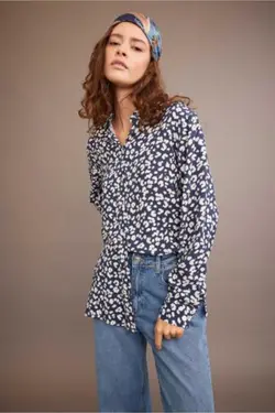 پیراهن آستین بلند سایز بزرگ - یاری شاپ