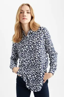 پیراهن آستین بلند سایز بزرگ - یاری شاپ