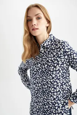 پیراهن آستین بلند سایز بزرگ - یاری شاپ