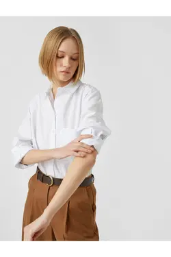 پیراهن آستین بلند نخی - یاری شاپ