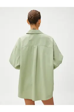 پیراهن آستین بلند نخی سایز بزرگ - یاری شاپ