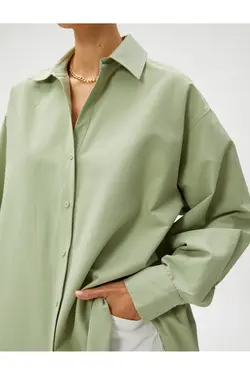 پیراهن آستین بلند نخی سایز بزرگ - یاری شاپ