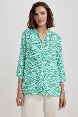 پیراهن آستین بلند یقه بلند مرتب و منظم - یاری شاپ