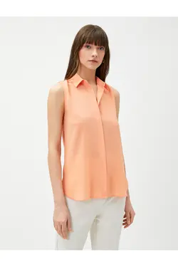 پیراهن آستین دار با دکمه های مخفی - یاری شاپ