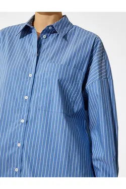 پیراهن آستین راگلان با جیب - یاری شاپ