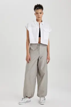 پیراهن آستین کوتاه 100% پنبه ای با جیب بسیار مناسب - یاری شاپ