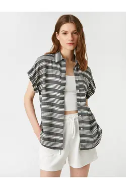 پیراهن آستین کوتاه - یاری شاپ