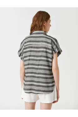 پیراهن آستین کوتاه - یاری شاپ