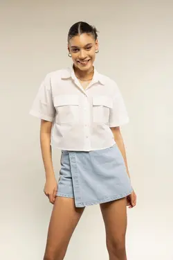 پیراهن آستین کوتاه 100% پنبه ای با سایز عالی - یاری شاپ