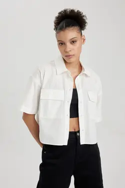 پیراهن آستین کوتاه 100% پنبه ای با سایز عالی - یاری شاپ