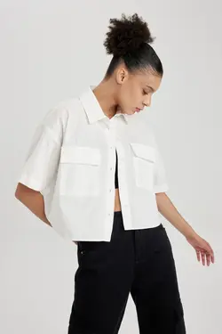 پیراهن آستین کوتاه 100% پنبه ای با سایز عالی - یاری شاپ