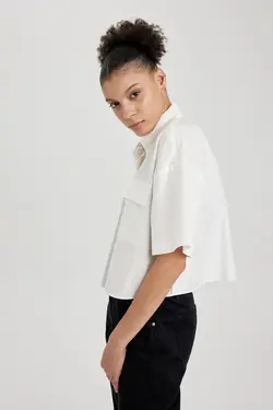 پیراهن آستین کوتاه 100% پنبه ای با سایز عالی - یاری شاپ