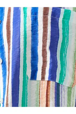 پیراهن آستین کوتاه با جیب - یاری شاپ