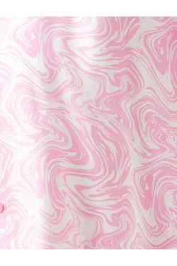 پیراهن آستین کوتاه با چاپ گل - یاری شاپ