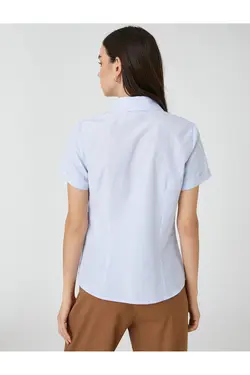 پیراهن آستین کوتاه پایه اسلیم فیت - یاری شاپ