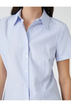 پیراهن آستین کوتاه پایه اسلیم فیت - یاری شاپ