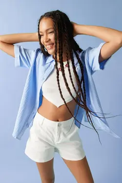 پیراهن آستین کوتاه سایز بزرگ - یاری شاپ