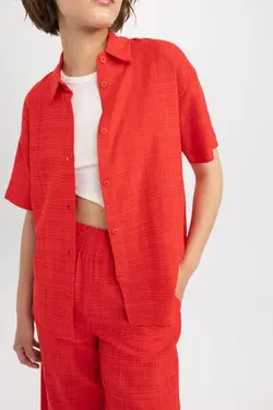 پیراهن آستین کوتاه سایز بزرگ - یاری شاپ