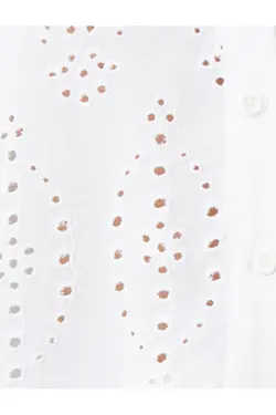 پیراهن آستین کوتاه یقه کلاسیک دکمه دار - یاری شاپ